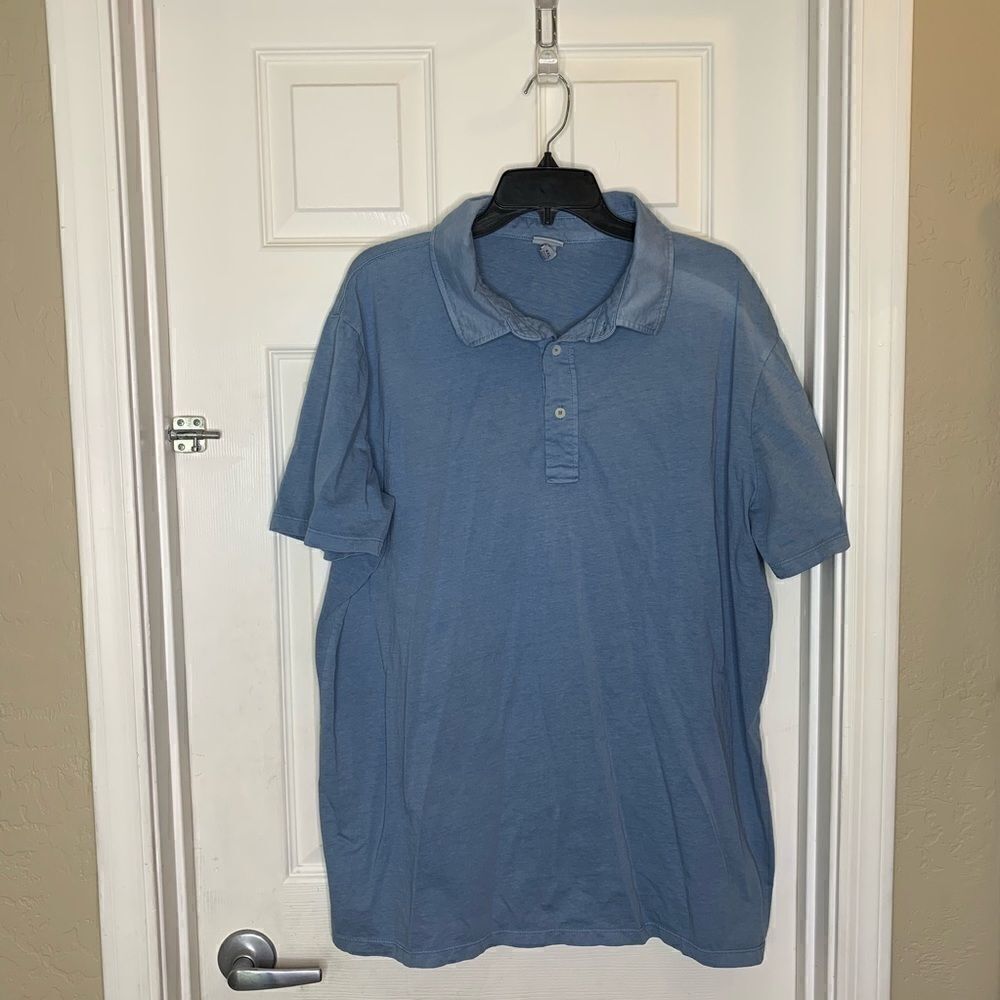Merona Tailored Fit Blue Polo Shirt